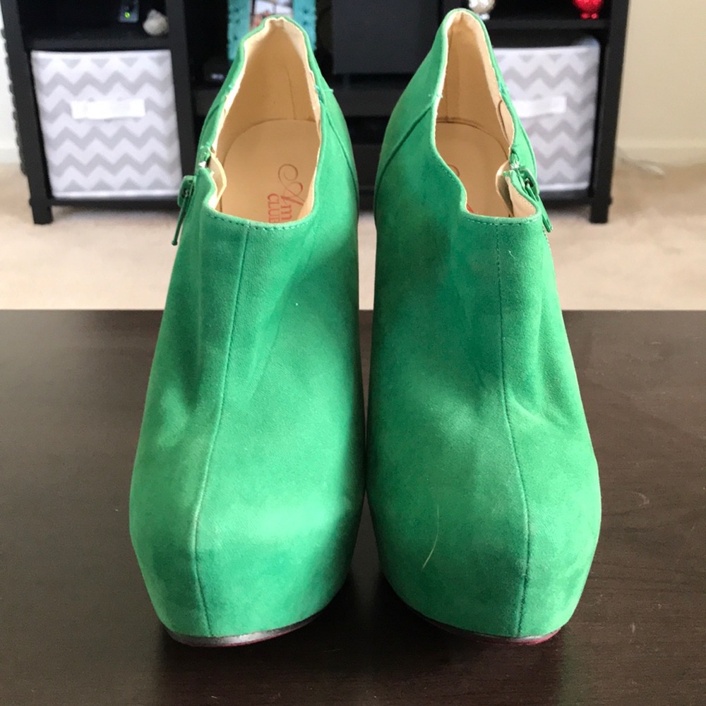 Green booties